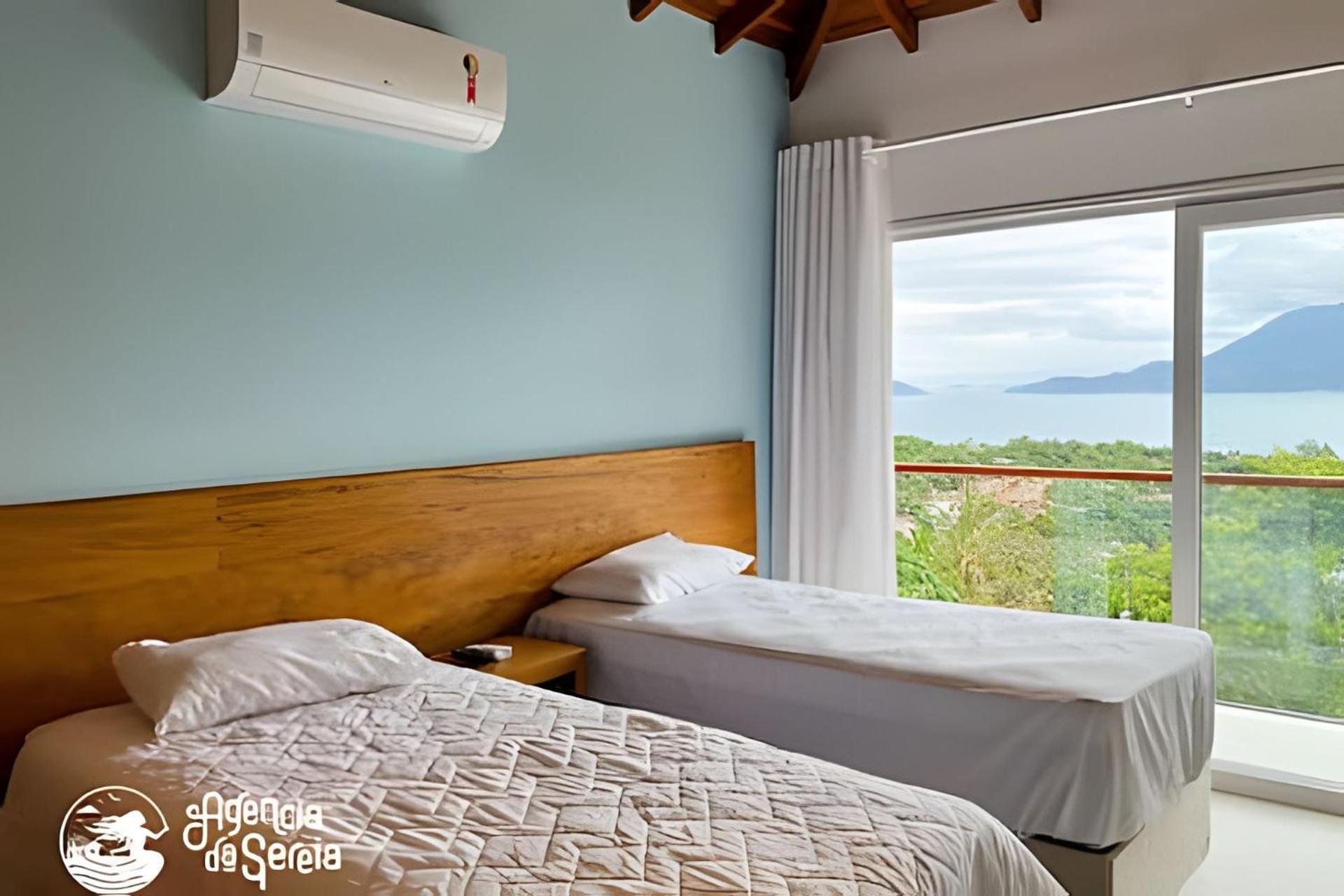 Linda Casa Com Vista Incrivel Em Condominio No Sul Da Ilha Ilhabela Buitenkant foto