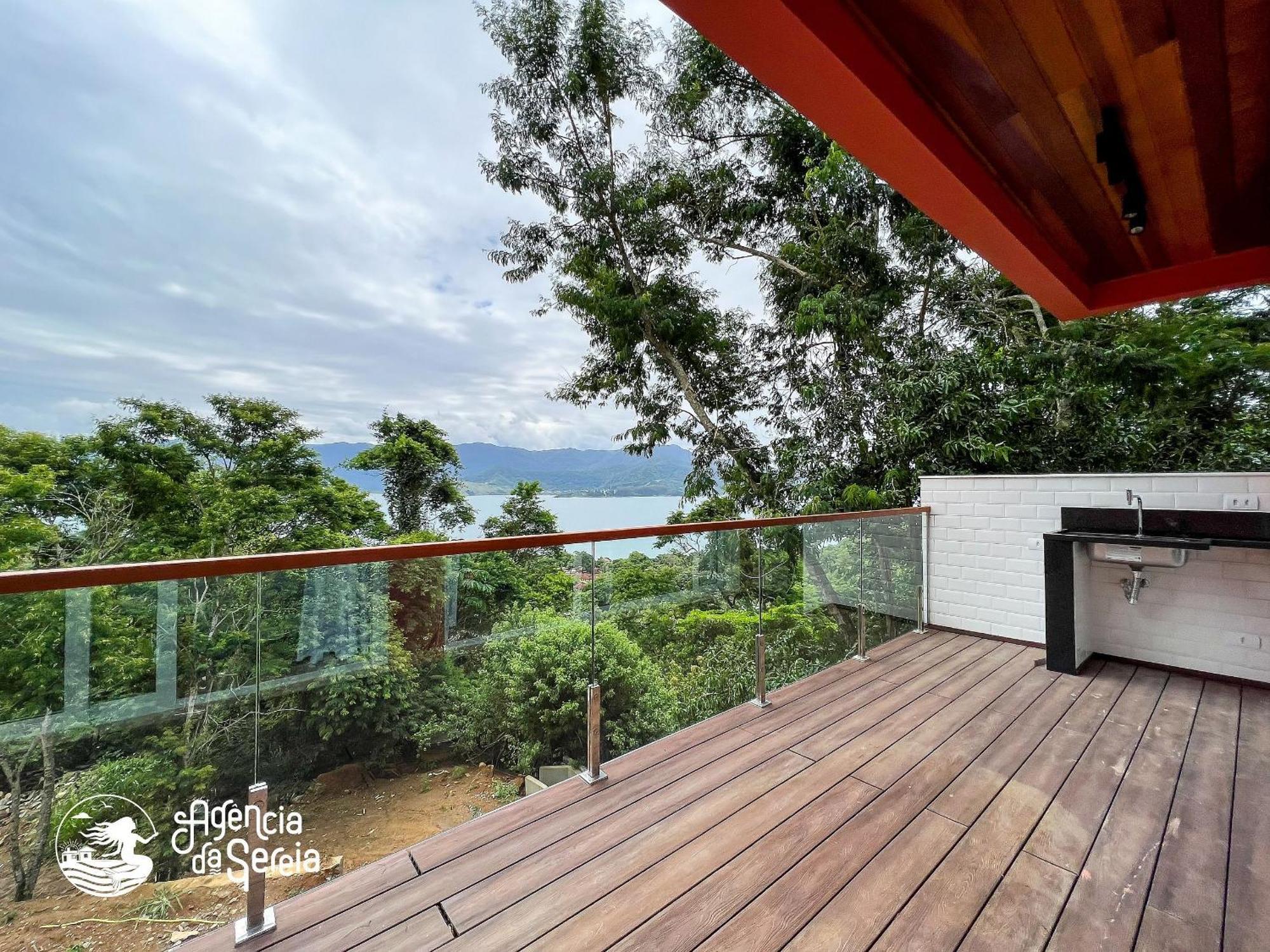 Linda Casa Com Vista Incrivel Em Condominio No Sul Da Ilha Ilhabela Buitenkant foto